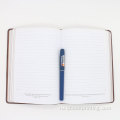 Высокий в твердом переплете A5 Custom Pu Leather Bookbook